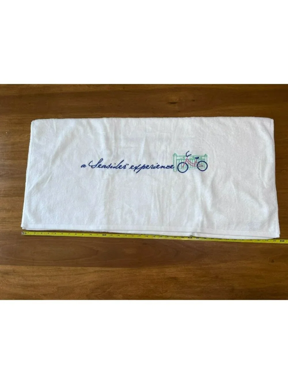 2 A Seasider Experience Cotton Beach Towels 36 X 65 NWOT